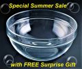 High Quality Small Glass Bowl (For Spices, Dip, Sauce, Salt, Pepper, Cooking + Baking) Pack of Two. 
