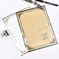 Kraft Paper Letter Paper Retro Creative Exquisite Chinoiserie Love Letter Letter Paper Set 8 Sheets/pack Invitation Letterhead. 