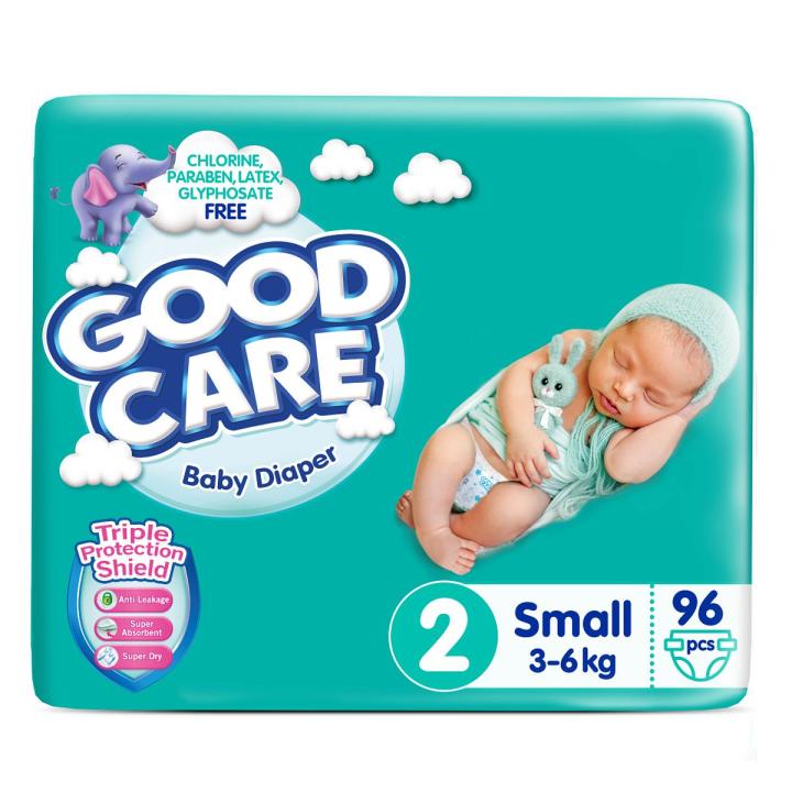 GoodCare Diaper  Size 2 (3-6kg) 96 pcs Jumbo Pack