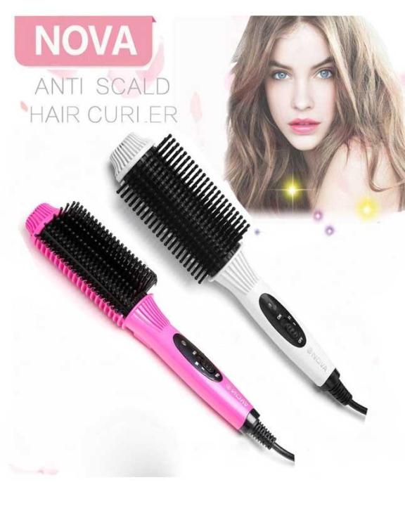 2in1 Hair Straightener Comb Brush NHC-8810