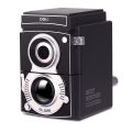 Yuthorite Deli 0668 retro camera pencil sharpener, adjustable thickness, creative hand-cranked pencil sharpener, student gift pencil sharpener. 