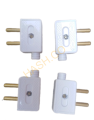 Two Pin Sho, Two Pin Plug, with side angle, best for its perfection to not disturb wire in between. 