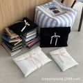 Korean Ballet Style 14 Inch Laptop Bag Bow Quilted 1 Inch ipad Liner Bag Tablet Protective Sleeve. 