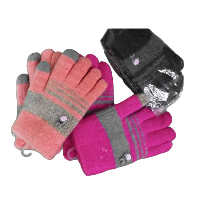 Kids Winter Gloves - Winter Gloves for Kids 3-5 Years Multi-Color