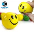 Pack Of 12 Smiley Face Soft Foam Balls For Kids - 12 PCS. 