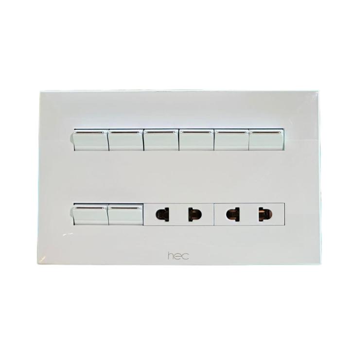 8 Switches+2 Sockets China Fitting Board Plate Royal Series | For ...