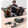 T8 TWS Wireless Bluetooth Headset 5.3 with Noise Reduction, Bass, and Touch Control. 