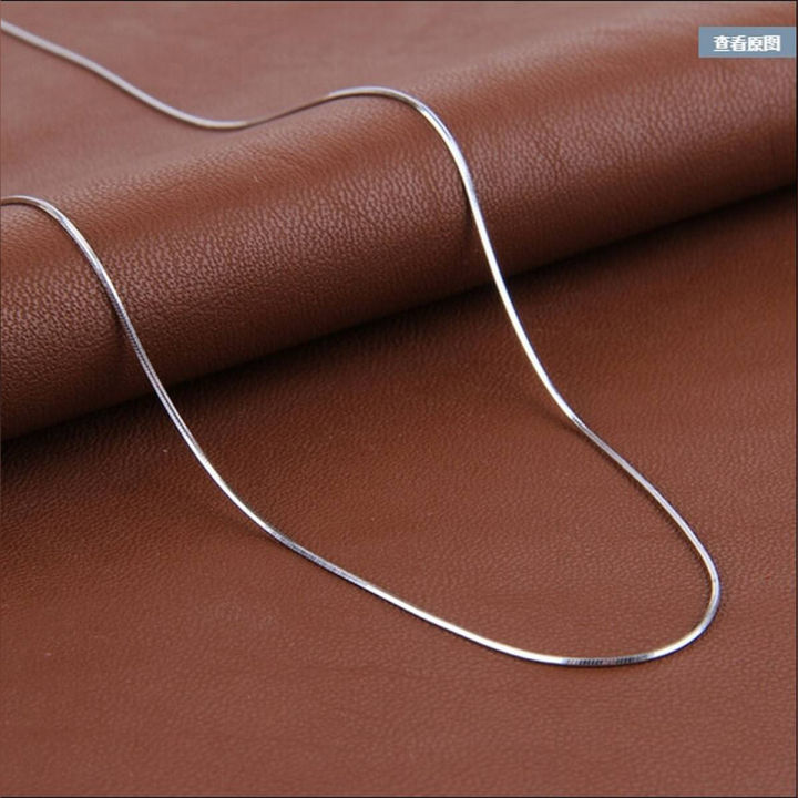 THIN SILVER TRENDY neck chain