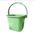 Premium Pure Plastic bucket square 6 litre with plastic handle. 