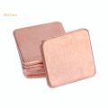 Bel-Stock 10 pcs 15mmx15mm 0.3mm to 2mm Heatsink Copper Shim Thermal Pads for Laptop. 