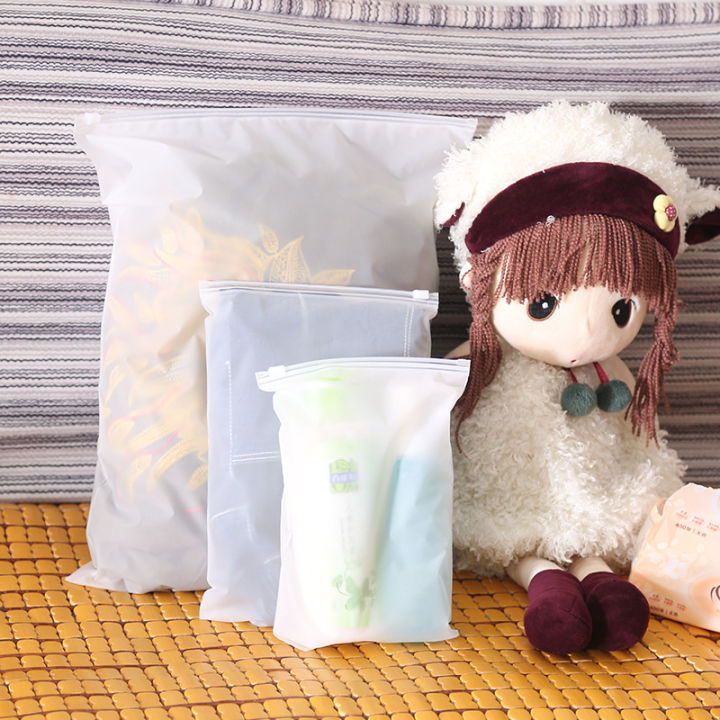 Pouch Travel Clothes Bag Seal Storage Waterproof Makeup Zip lock