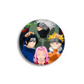 Naruto Anime Round Badge Gaara Haruno Sakura Surrounding 5.8cm Brooch Epaulettes Badges Armbands Accessories pendant. 