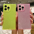 Luxury Transparent Fluorescent Neon Color Glitter Phone Case For iPhone 16 14 11 12 13 15 Pro Max Plus Soft TPU Silicone Cover. 