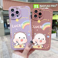 chenyyka For iPhone 7 Plus Case With New Design Thin Phone Case Lucky Animal Shockproof Square Edge Softcase Pattern Silicone Casing Full Cover Angel Eye Camera Protection Cases. 