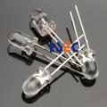50  Pieces 5mm LED Diode Kit Light Emitting White Red Blue Green Yellow Pink Color Bulb Lamp Set 2V 3V. 