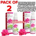 Rose Water Spray for Face Organic Real Rose Water - Spray 150ml - 100% Pure - Pack Of 2 Refreshing Makeup Rosewater Spray. 