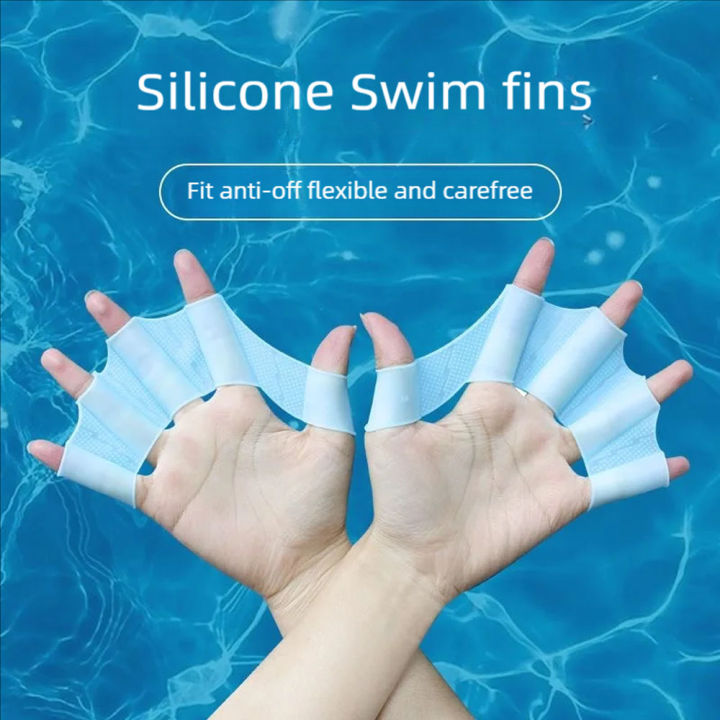 %5BHOT%5D%20Silicone%20Swimming%20Fins%20Flipper%20Men%20Women%20Child%20Swim%20Pool%20Sport%20Professional%20Training%20Finger%20Hand%20Webbed%20Diving%20Gloves%20Accessory%20-%20Image%202