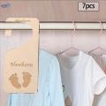 Baby Closet Dividers,Set of 7,from Newborn to 24 Month,Baby Closet Organizers,Nursery Decor,Baby Clothes Organizers. 