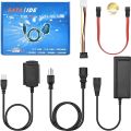 USB 2.0 to SATA/PATA/IDE Adapter Converter Cable for 2.5”/3.5” Hard Drive. 
