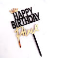 Happy Birthday QUEEN,King,Prince,Princess cake topper for Birthday parties to make more Memorable and Attractive. 