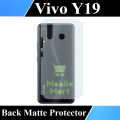 Vivo Y19 Back Protector Carbon Fiber Matte Soft Skin Sheet For Vivo Y19. 