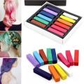 12 Colors Non-toxic Temporary Salon Kit Pastel hair Chalk Pastel color Chalk For Hair Use. 
