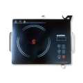 National Electric Stove/Infrared Cooker Electric Universal Hot Plate Infrared Induction Cooktop Glass Ceramic Cooker | Digital LED Display | 8 Power Levels, Electric Stove 2200W Burner Ceramic Glass for Cooking And Overheat Protection. 
