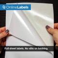 A4 Size Matte Sticker Paper for Printing Shipping Labels. 