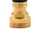 1PC Brass Hose Tap Connector 23mm Threaded Home Water Pipe Adaptor Fitting BAWEI. 