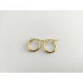 Golden Small Hoop Earrings. 