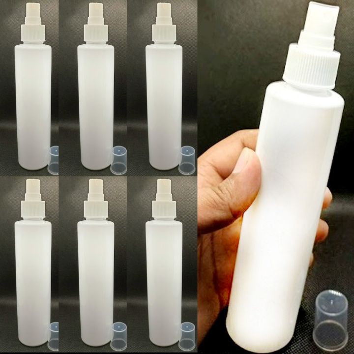 200ml Refillable White Fine Mist Spray Bottle Empty Plastic Spray Bottles Travel, Makeup Spray Bottle Atomizer, Refillable Perfume Bottles & Portable Spray Bottles / Rose Water Empty Spray Bottle