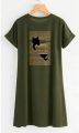 Printed Long T shirts For Girls & women's Cotton Jersey fabric Summer wear. 