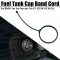 Fuel Cap Band Cord Plastic Fuel Oil Cover Cable Ring Replacement Fuel Cap Cord Black Tear Resistant Fuel Cap Retaining Strap Cable Automobile Fuel Cap. 