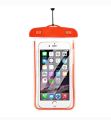 Waterproof PVC Transparent Mobile Phone Cover for All Mobile Phones (Random Color) Ideal for Travel & Water Activities. 