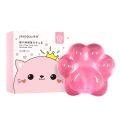 Cartoon Cat Paw Soap Pink Peach Cat Paw Soap Jelly Soap Nicotinamide Amino Acid Soap Acne Soap Hand Soap 85g. 