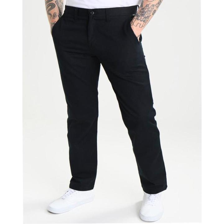 Black Cotton Men's Chino Slim Fit