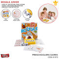Boggle Junior Preschool Game, First Boggle Game Spelling Recognize For Teenager Kids Word Searching Game Early Learning Educational Toy Gift For Your Boy & Girl. 