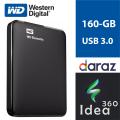 160 GB External Hard Disk Portable 160GB WD Element Hard Drive USB 3.0. 