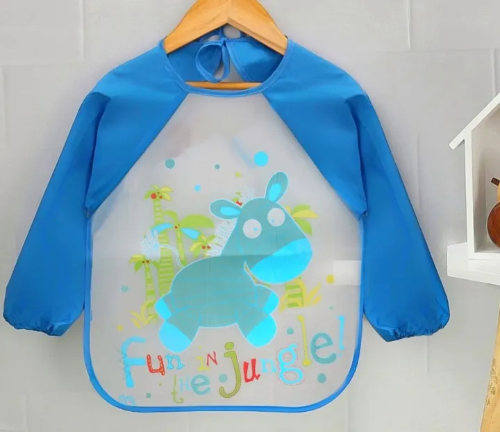 Baby%20Bibs%20Waterproof%20Baby%20Bibs%20Waterproof%20Appron%20Baby%20Aprons%20With%20Sleeve%20Bibs%20For%20Baby%20Boy%20Waterproof%20Bibs%20For%20Baby%20Girl%20Apron%20For%20Kids%20-%20MultiColor%20-%201Pc%20-%20Image%205