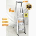 6 Step Aluminium Ladder Height 6 Feet  And Folding Platform Big Steps Light Weight Non Slip  Steps  For Aluminum Construction. 