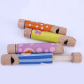 Cartoon Wooden Push Pull Flute Whistle Musical Instrument Education Kids Toy. 