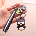 【Footprint】 Cute Cartoon Sanrio Kuromi Mymelody Pendant Keychain Holder Key Chain Car Keyring Mobile Phone Bag Hanging Jewelry Kids Gifts. 