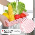 Fridge Accessories Fridge Organizer Basket Refrigerator Basket Adjustable Stretchable Fridge Organizer Drawer Basket Refrigerator Pull-Out Drawers Fresh Spacer Layer Storage Rack - 1Pc. 