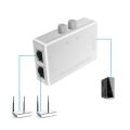 Mini 2 Port RJ45 RJ-45 Network Switch Ethernet Network Box Switcher Dual 2 Way Port Manual Sharing Switch Adapter HUB. 