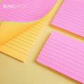 Multi Colors Lined- Sticky Note. 