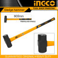 Ingco Sledge Hammer 12Lbs Carbon Steel Fiberglass Handle - ( NS ). 