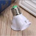 2 in 1 Lamp Holder, Dual 2X E27 Dual Lamp Holder- E27 2 in 1 LED Bulb Lamp Holder E27 Base Socket Bulb Adapter Holder. 