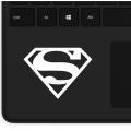 Superman Logo Laptop Sticker, Car Stickers, Bike Stickers, Wall Stickers High Quality Vinyl Stickers. 