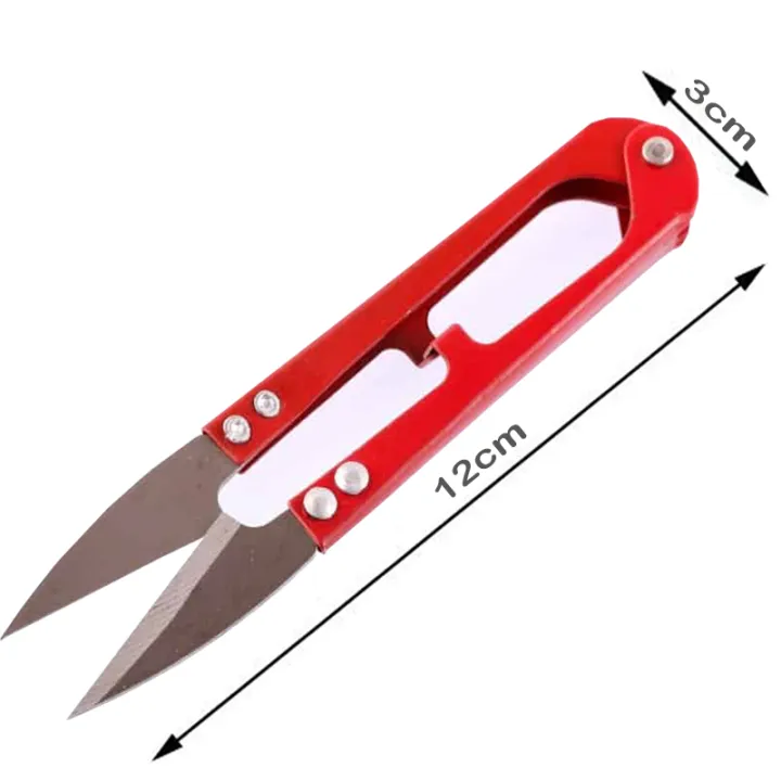 Tailor's%20Thread%20Cutter,%20Clipper%20Cutter%20Mini%20Scissors%20Hand%20Set%20U%20Shaped%20-%20Image%202
