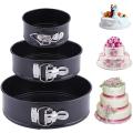 Cake Mould with Removable Base for Baking Nonstick Square Shape and Round Shape. 